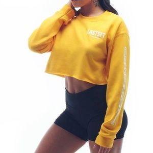 LastSet crop sweater (yellow)
